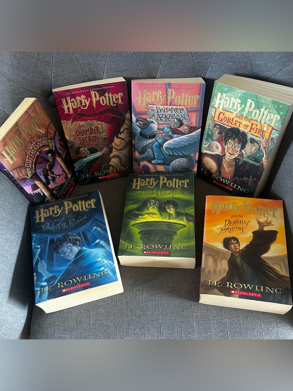 Harry Potter complete Paperback Book Set - volumes 1-7